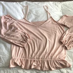 American eagle cold shoulder tank/ long sleeve